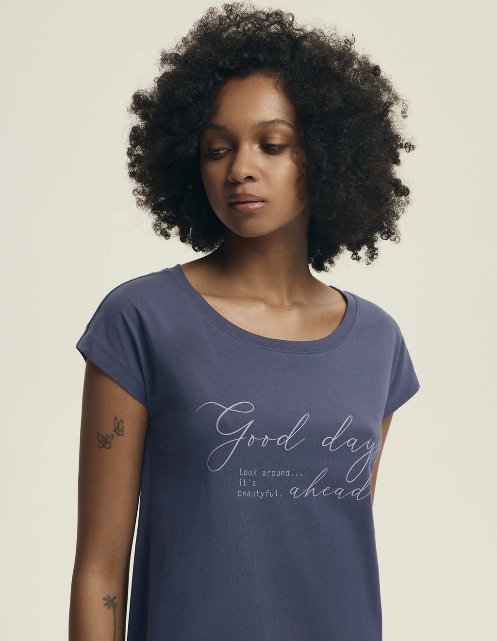 Camicia da notte donna in puro cotone | delanie