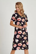 3134 - peony - camicia da notte donna in puro cotone