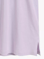 Camicia da notte donna in puro cotone con spacchi laterali