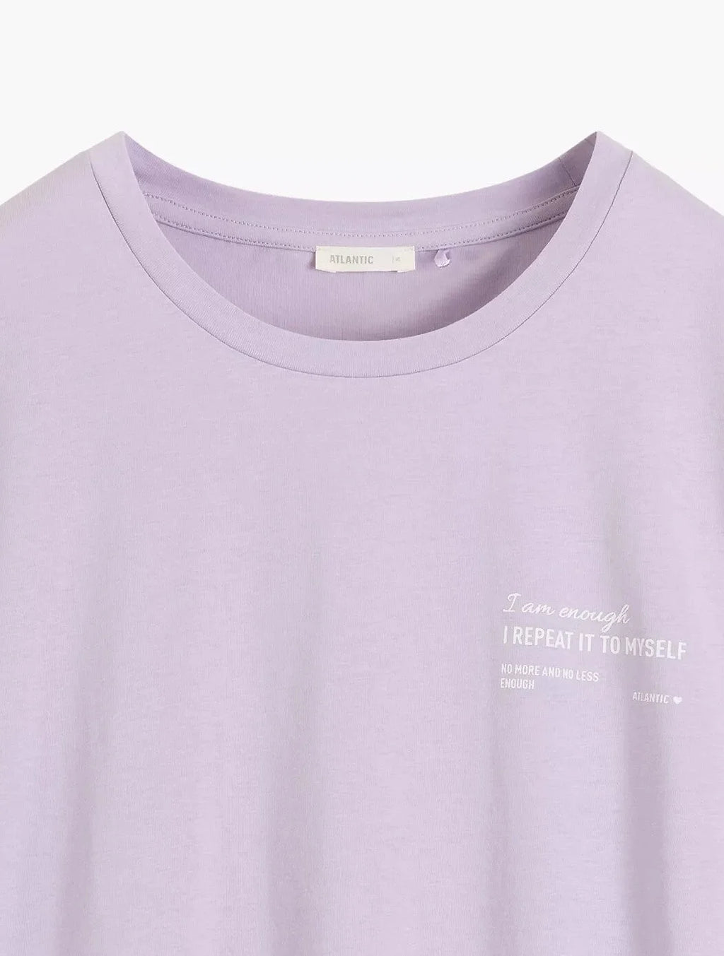 Camicia da notte donna in puro cotone con spacchi laterali