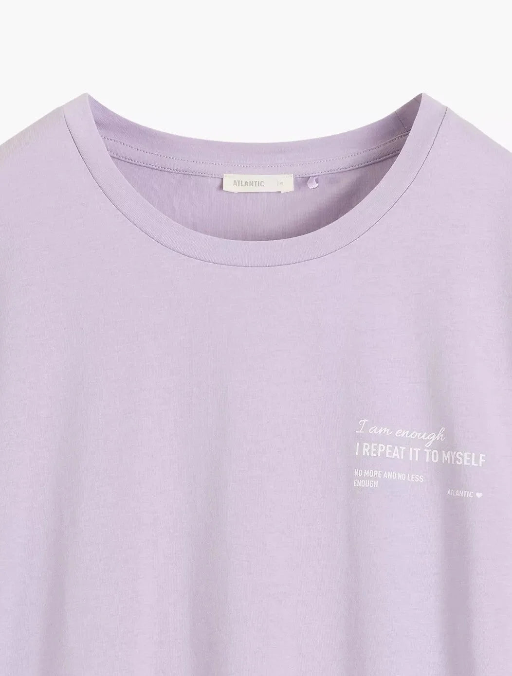 Camicia da notte donna in puro cotone con spacchi laterali