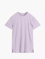 Camicia da notte donna in puro cotone con spacchi laterali