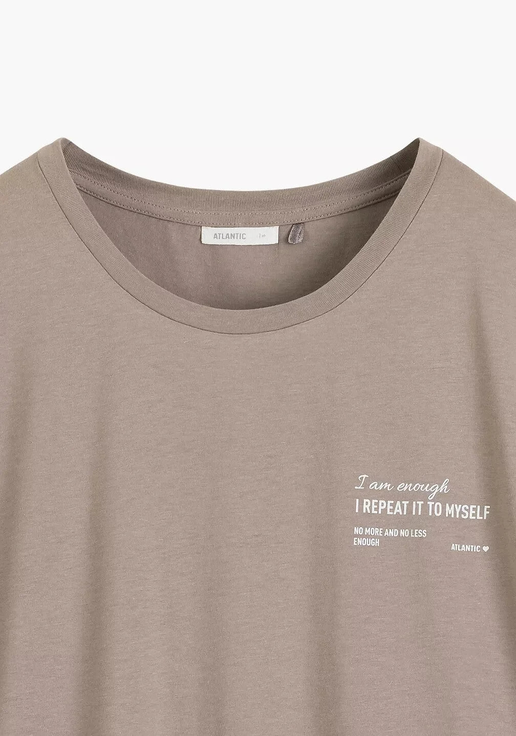 Camicia da notte donna in puro cotone con spacchi laterali