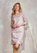 Camicia da notte donna con stampa a pois - dolly