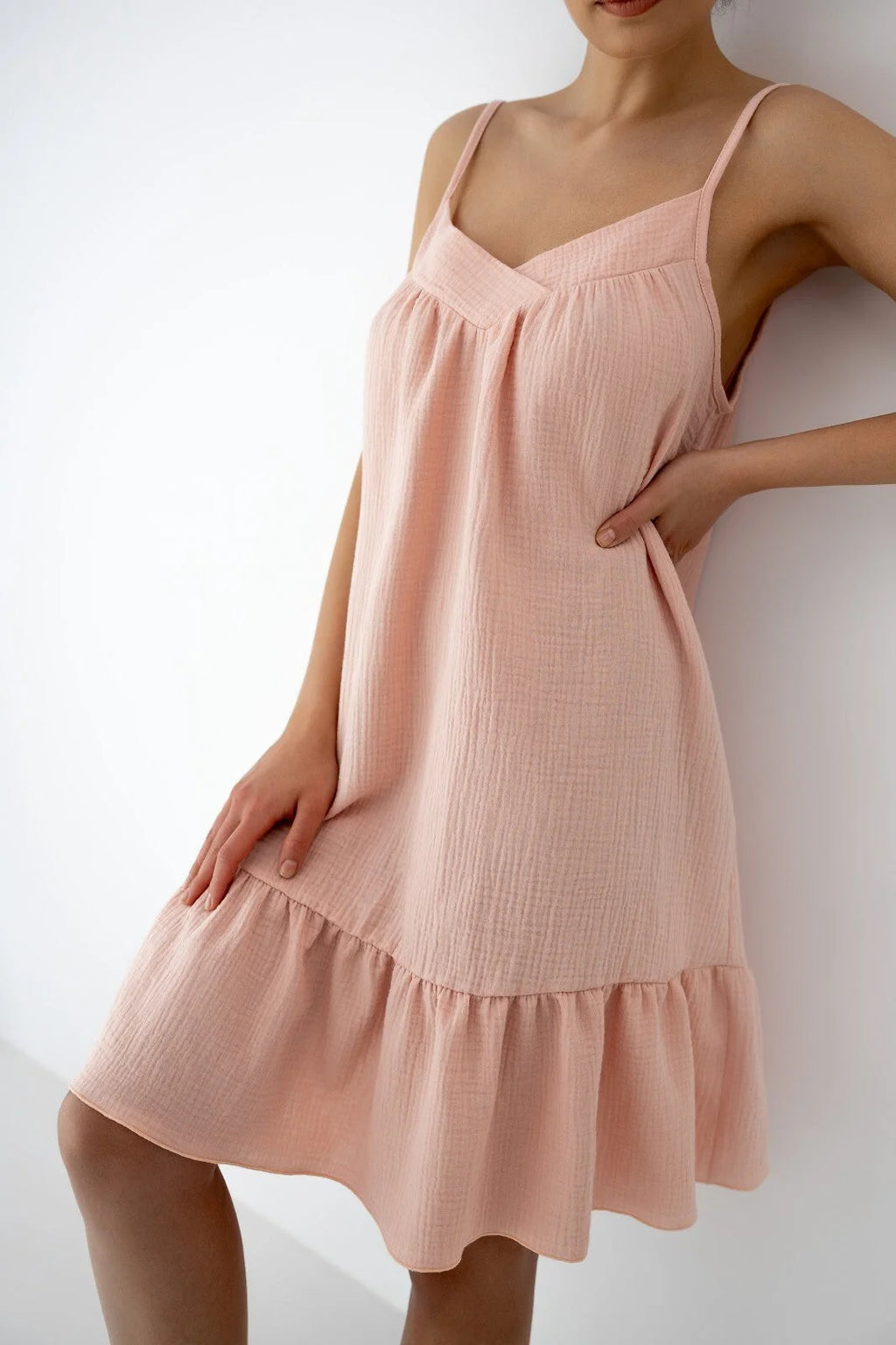 Camicia da notte estiva – freschezza naturale in mussola