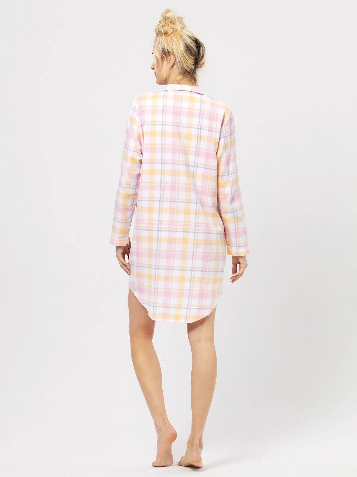 Camicia da notte in flanella di cotone - candy