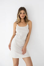 Camicia da notte mini in cotone a costine (jaylani)