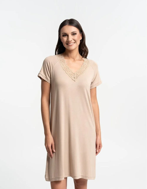 (pdk3200-010) camicia da notte silk-touch – viscosa