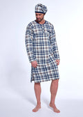 Camicia da notte uomo in 100% cotone - 110/30