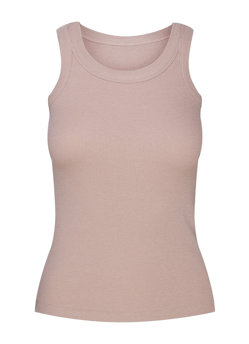 Canotta da donna in microfibra a costine - rib - nastia