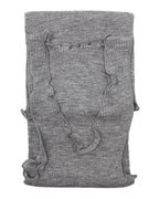 Canotta donna plissé in lana e seta - made italy