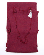 Canotta donna plissé in lana e seta - made italy