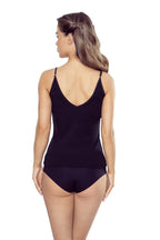 Canotta donna in puro cotone – scollo a v - luna