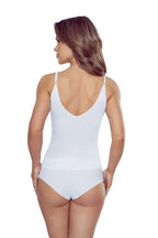 Canotta donna in puro cotone – scollo a v - luna
