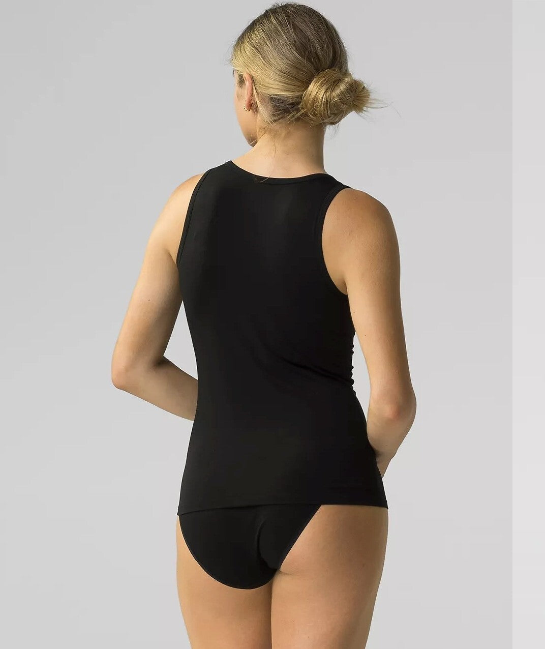 Canotta da donna spalla larga in cotone elasticizzato