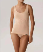 Canotta Donna a Spalla Larga in Cotone Elasticizzato – ESSENTIAL - BLV-198 - Lullaby Lingerie