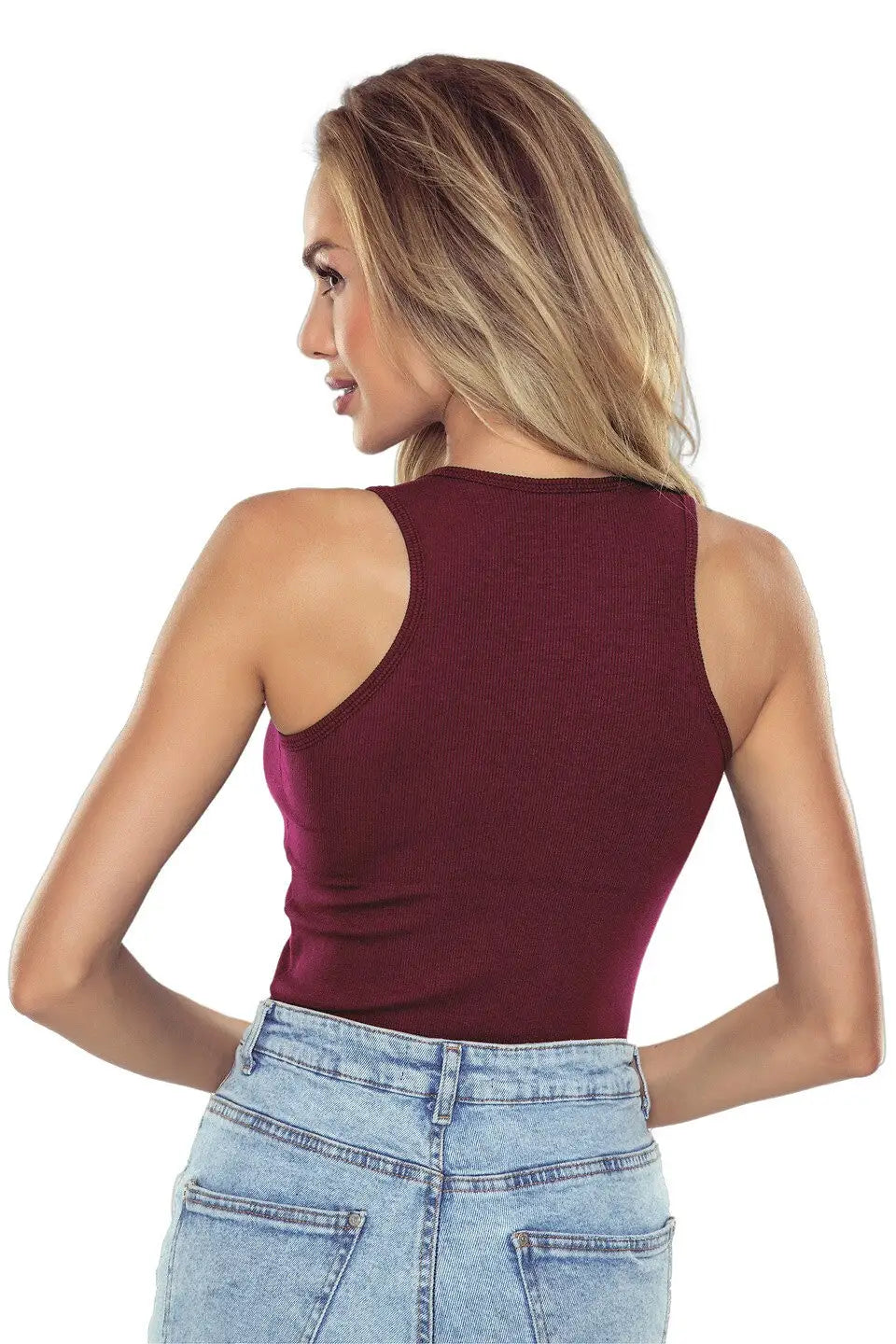 Canotta da donna in viscosa a costine - active lotta