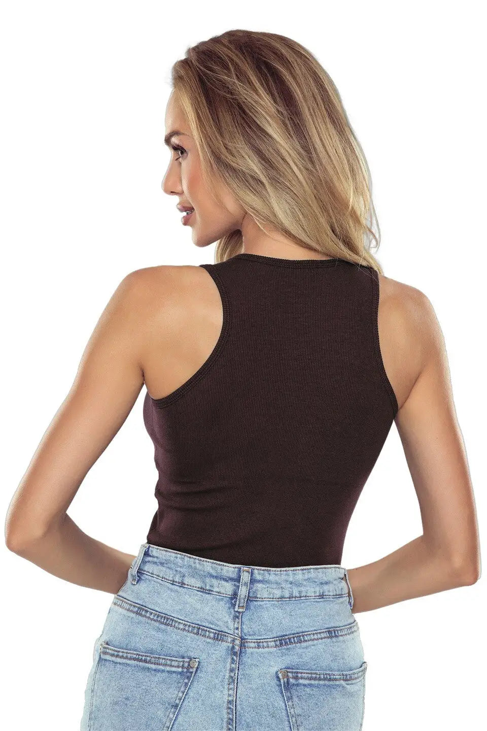 Canotta da donna in viscosa a costine - active lotta