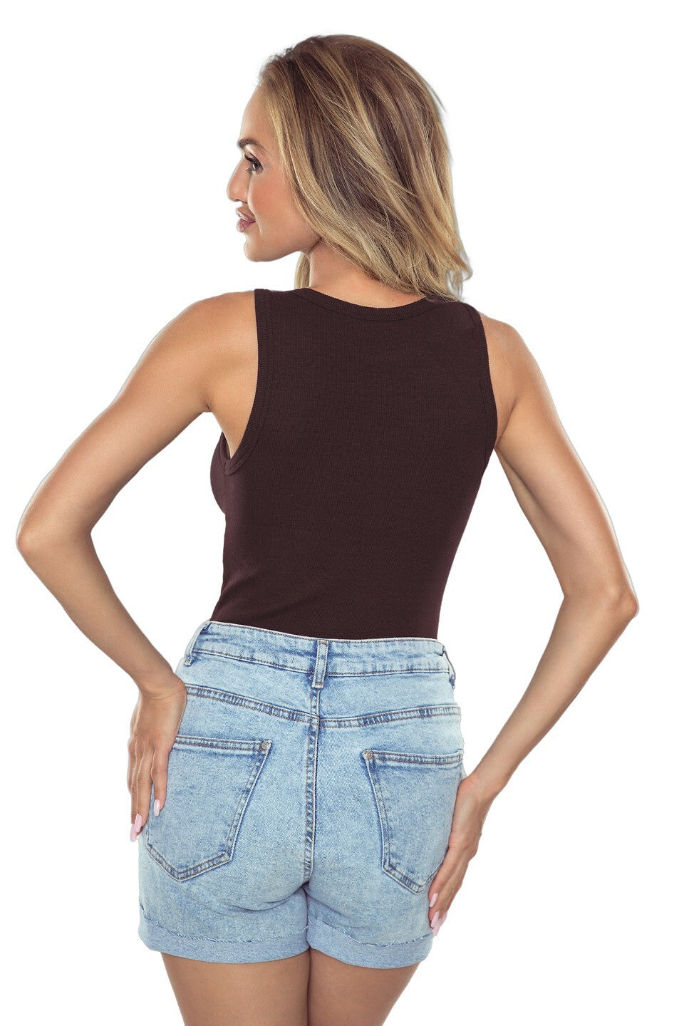 Canotta da donna in viscosa a costine - active peri