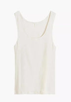Canotta essential rib – eleganza quotidiana in cotone