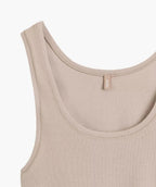 Canotta essential rib – eleganza quotidiana in cotone