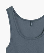 Canotta essential rib – eleganza quotidiana in cotone