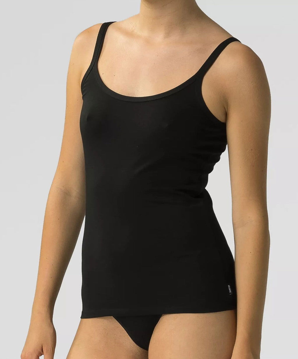 Canotta con spallino da donna in cotone elasticizzato