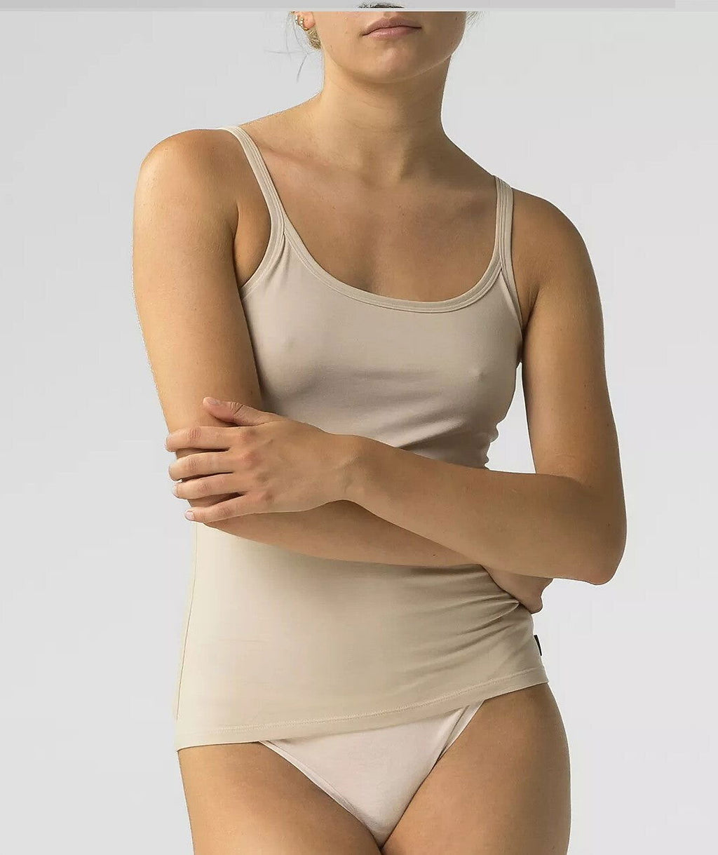 Canotta con spallino da donna in cotone elasticizzato