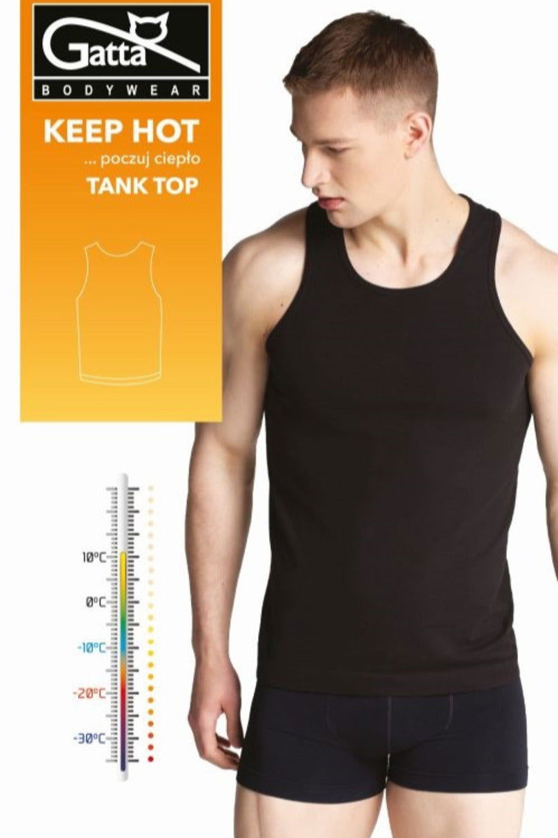 Canottiera uomo con spalline larghe keep hot