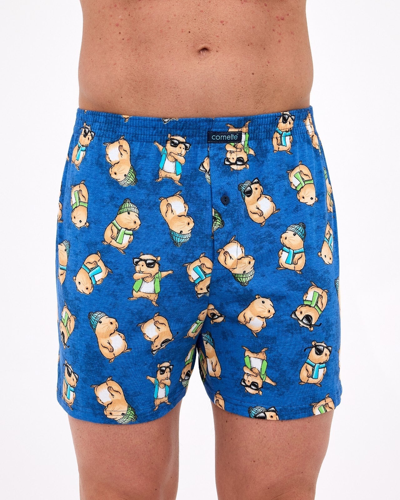 Capibara | boxer uomo ampio con bottoni - classic - 178