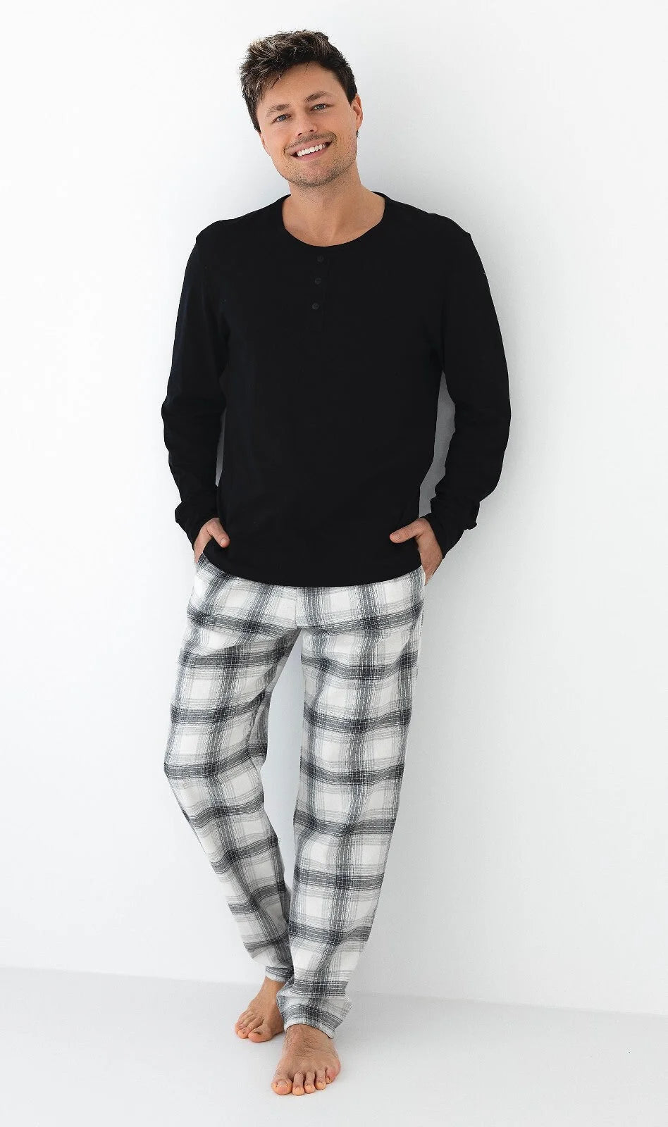 Charles | pigiama da uomo in cotone - home