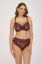 Chocolate brown - reggiseno push up - 2232