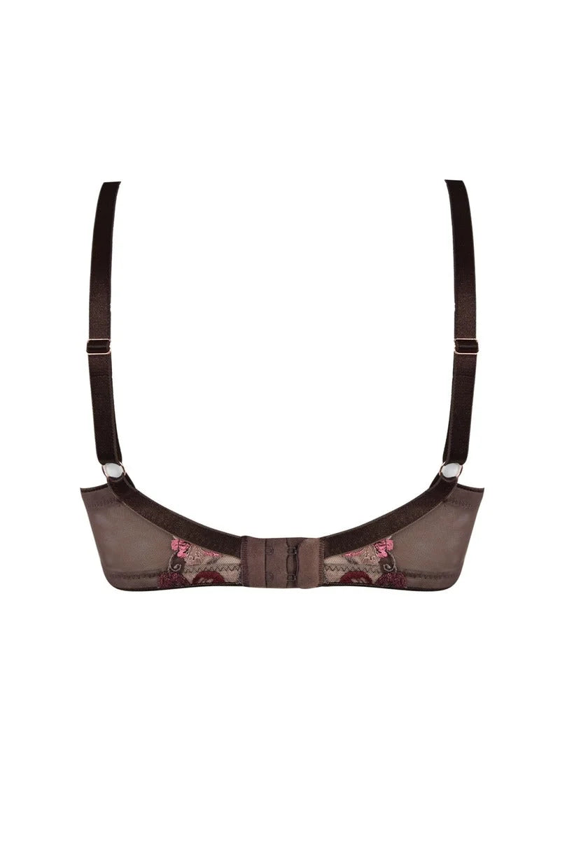 Chocolate - reggiseno sensuale in pizzo cioccolato