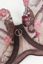 Chocolate - reggiseno sensuale in pizzo cioccolato