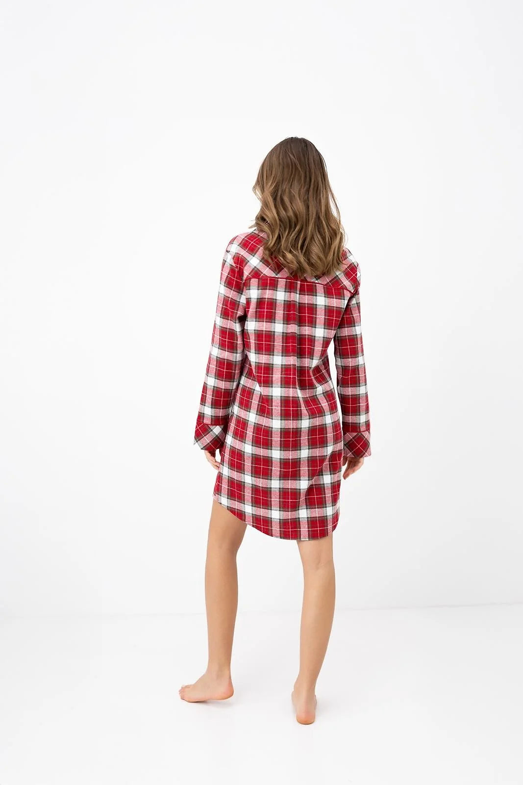 Clariel - camicia da notte donna in flanella di cotone