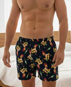 Classic | boxer uomo morbidi in cotone 100% con galli