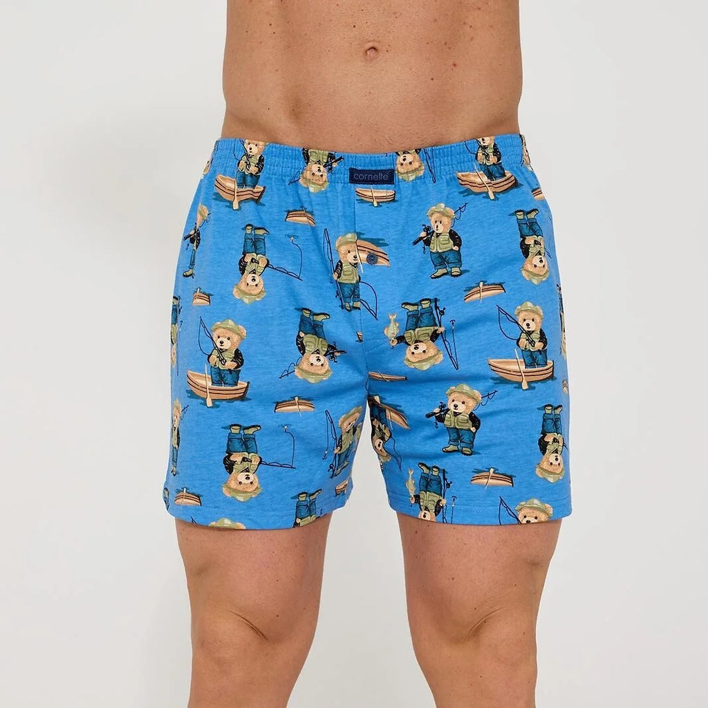 Classic | boxer uomo morbidi in cotone 100% con orsetto