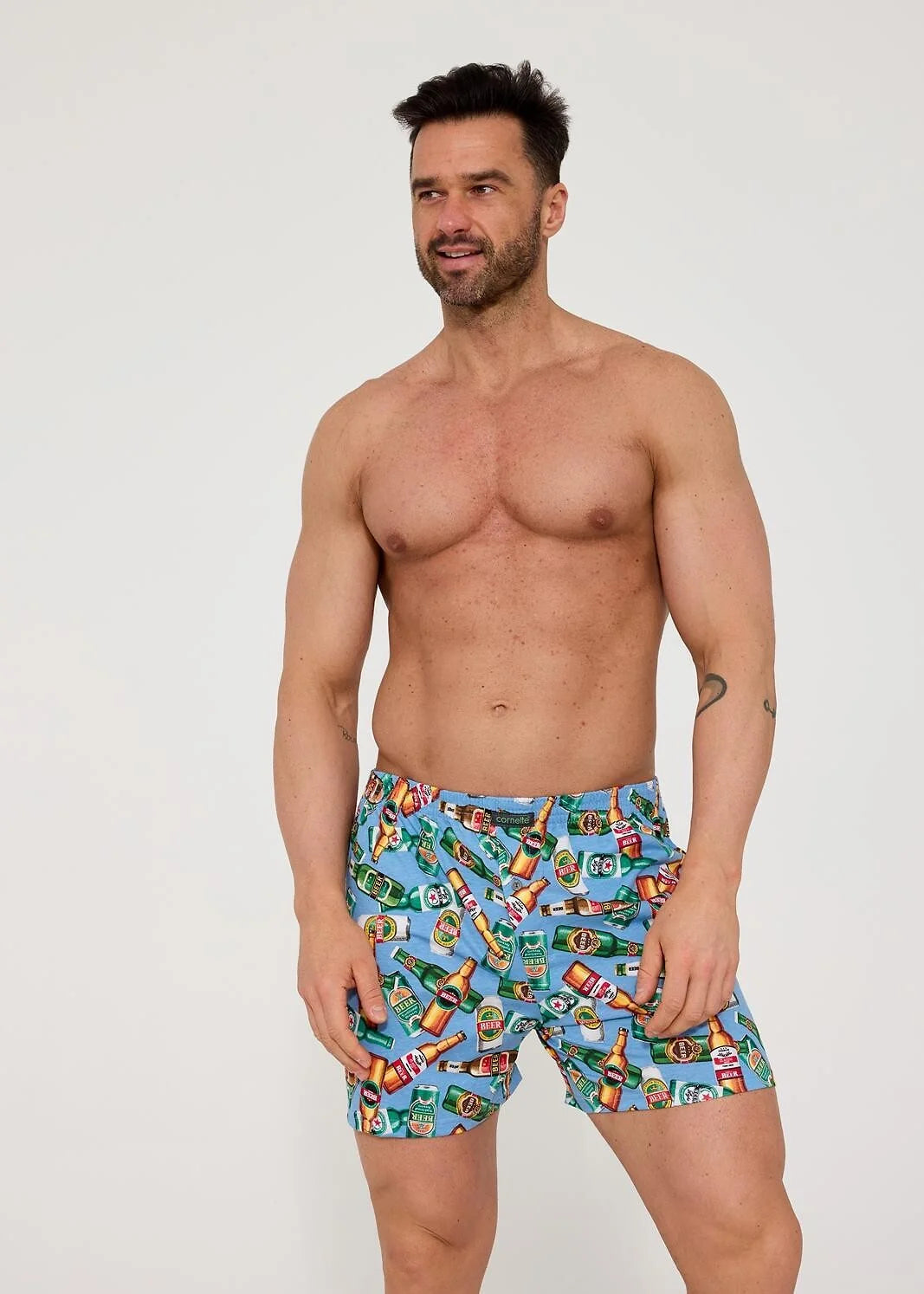 Classic | boxer uomo morbidi in cotone 100% con stampa