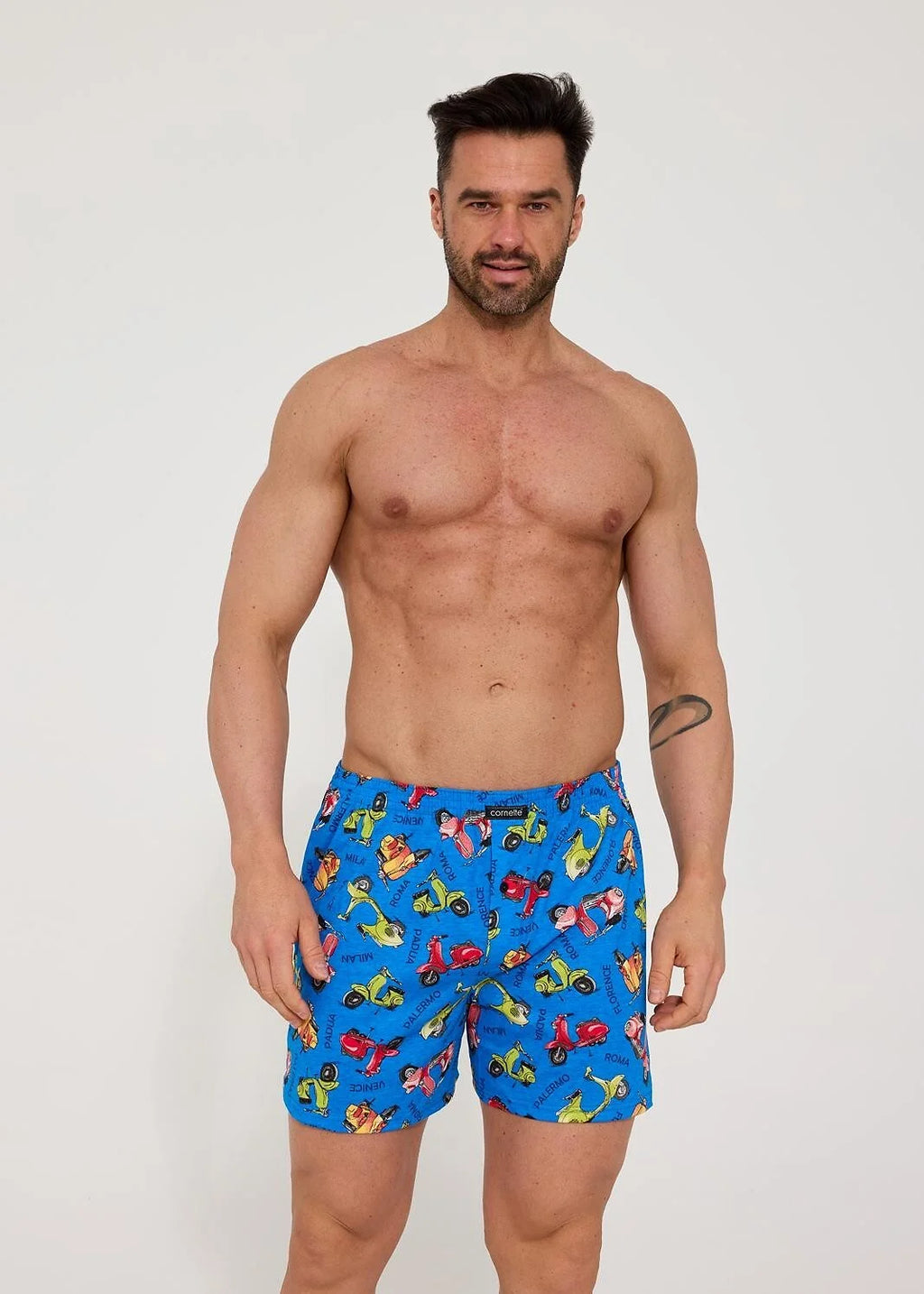 Classic | boxer uomo morbidi in cotone 100% con stampa