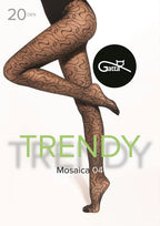 Collant 20 den fantasia - trendy mosaica 04