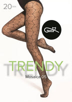 Collant 20 den fantasia - trendy mosaica 05