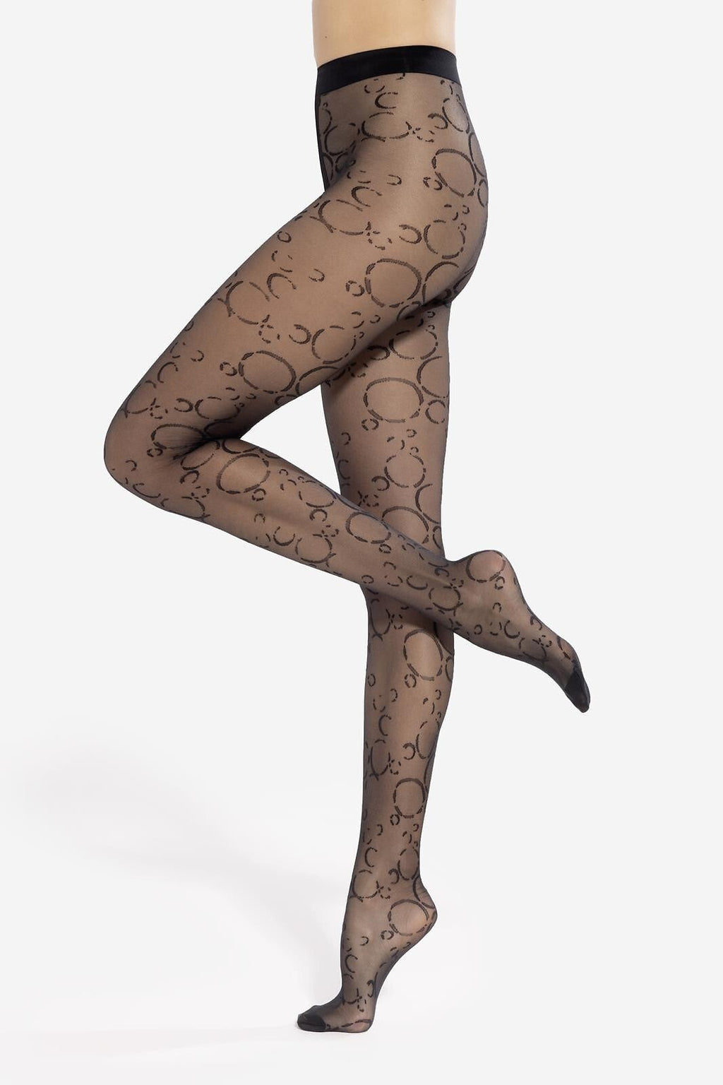 Collant 20 den lavorato - trendy frigga - 01 20