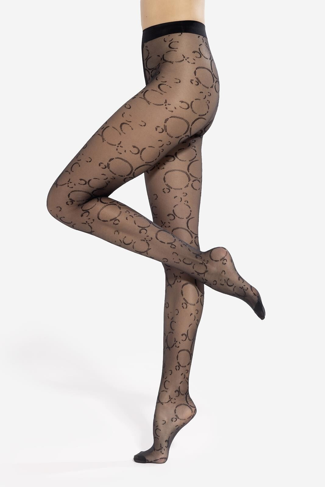Collant 20 den lavorato - trendy frigga - 01 20