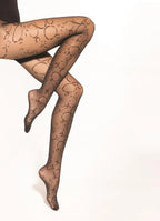 Collant 20 den lavorato - trendy frigga - 01