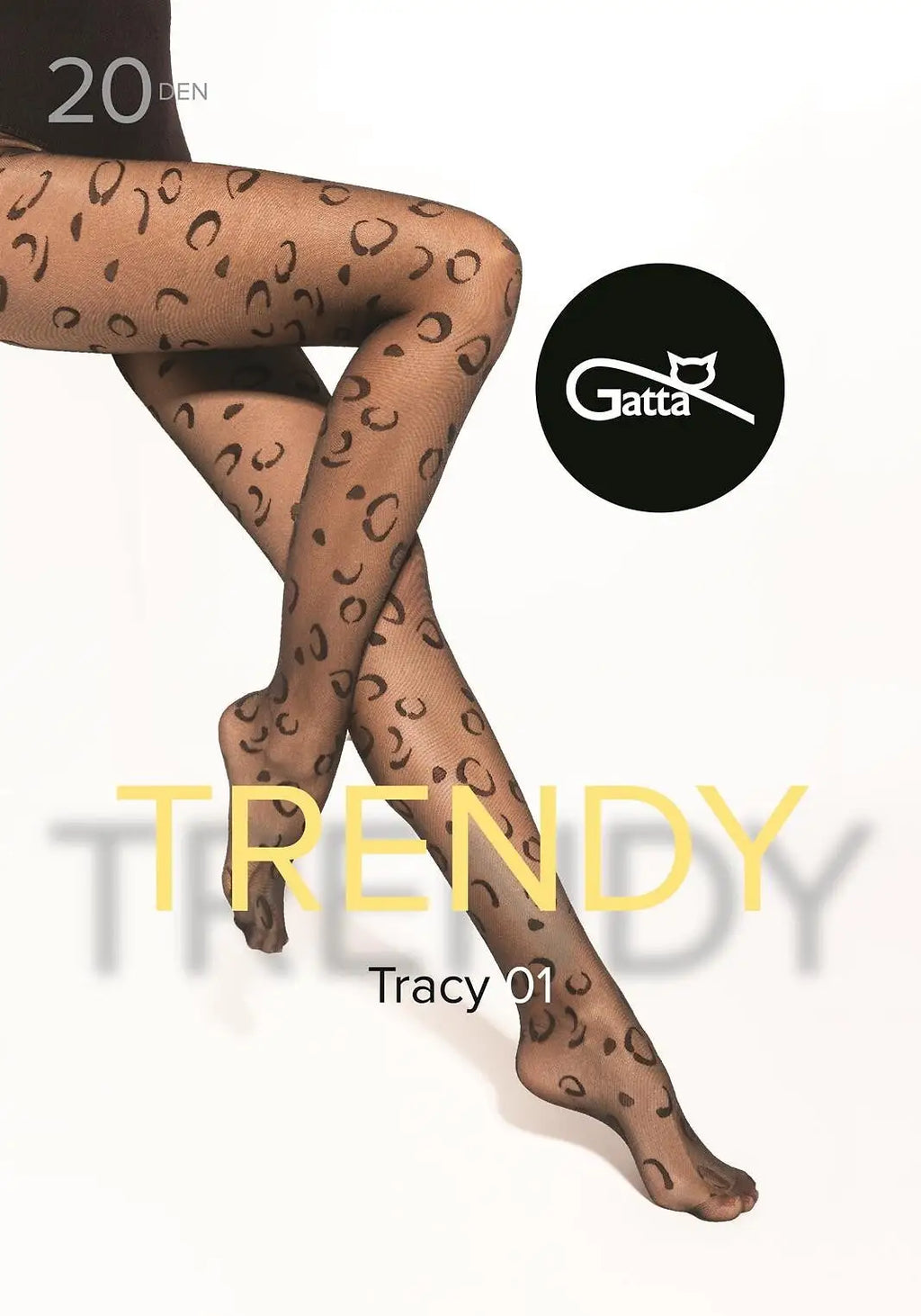 Collant 20 den lavorato - trendy tracy 01