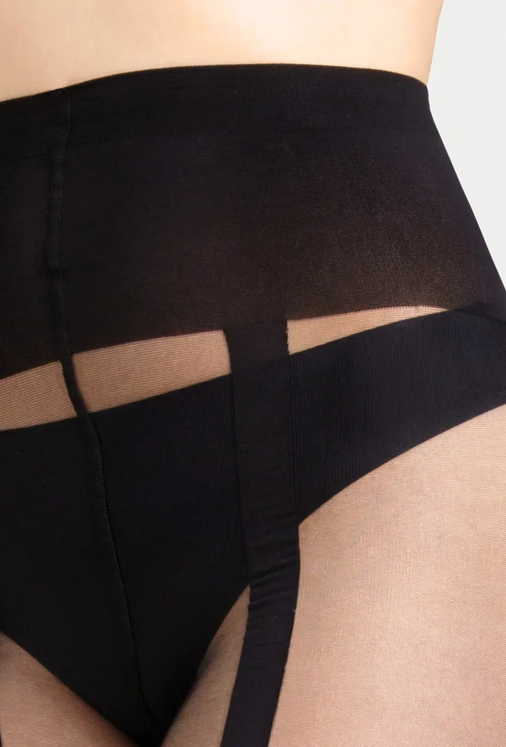 Collant da donna effetto finta autoreggente | girl-up 01