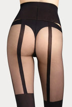 Collant da donna effetto finta autoreggente | girl-up 01