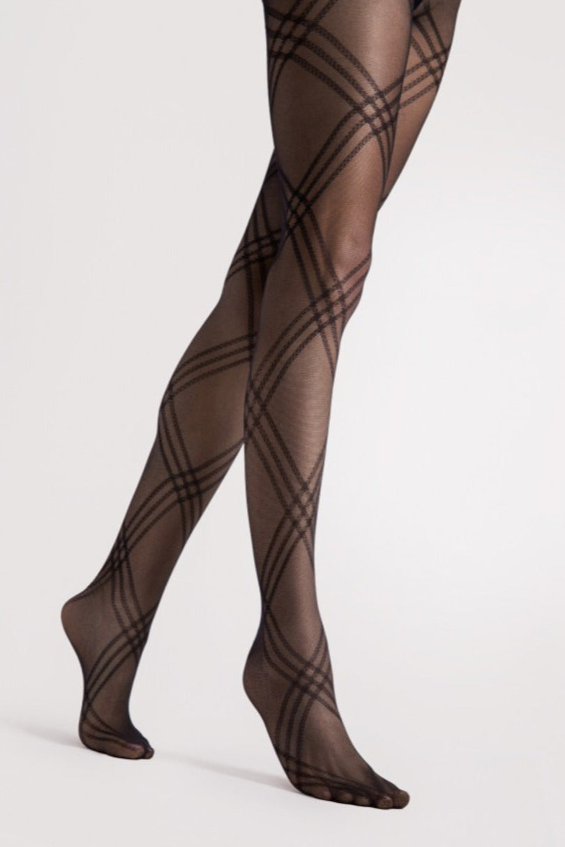 Collant fantasia geometrica | tess - 30 den