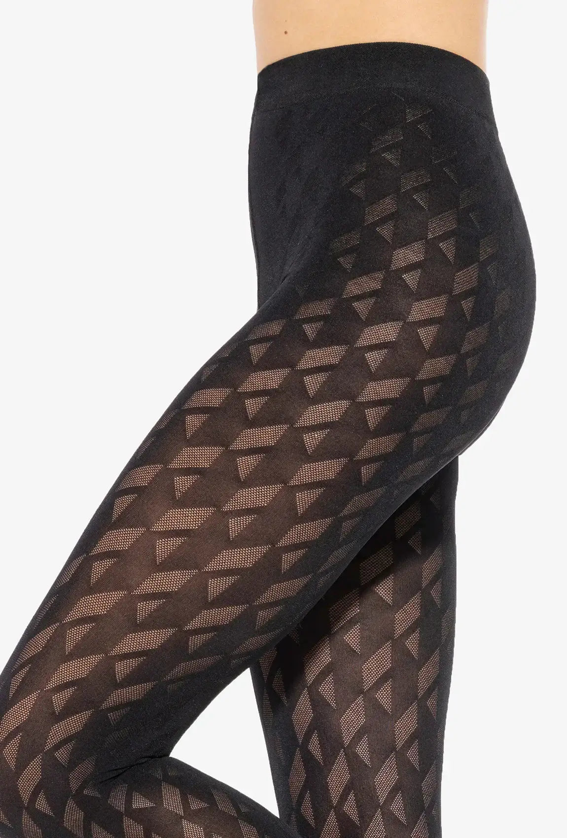 Collant in microfibra lavorata - loretta 155