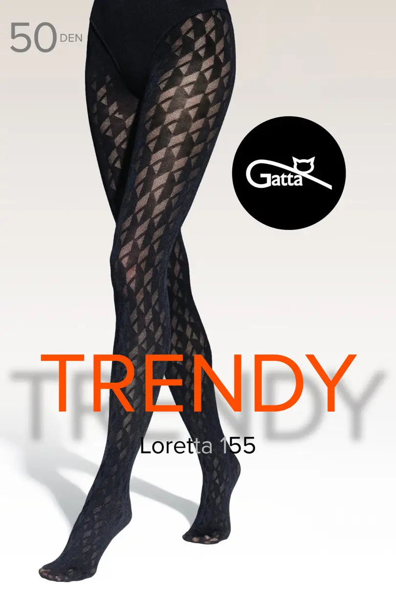 Collant in microfibra lavorata - loretta 155